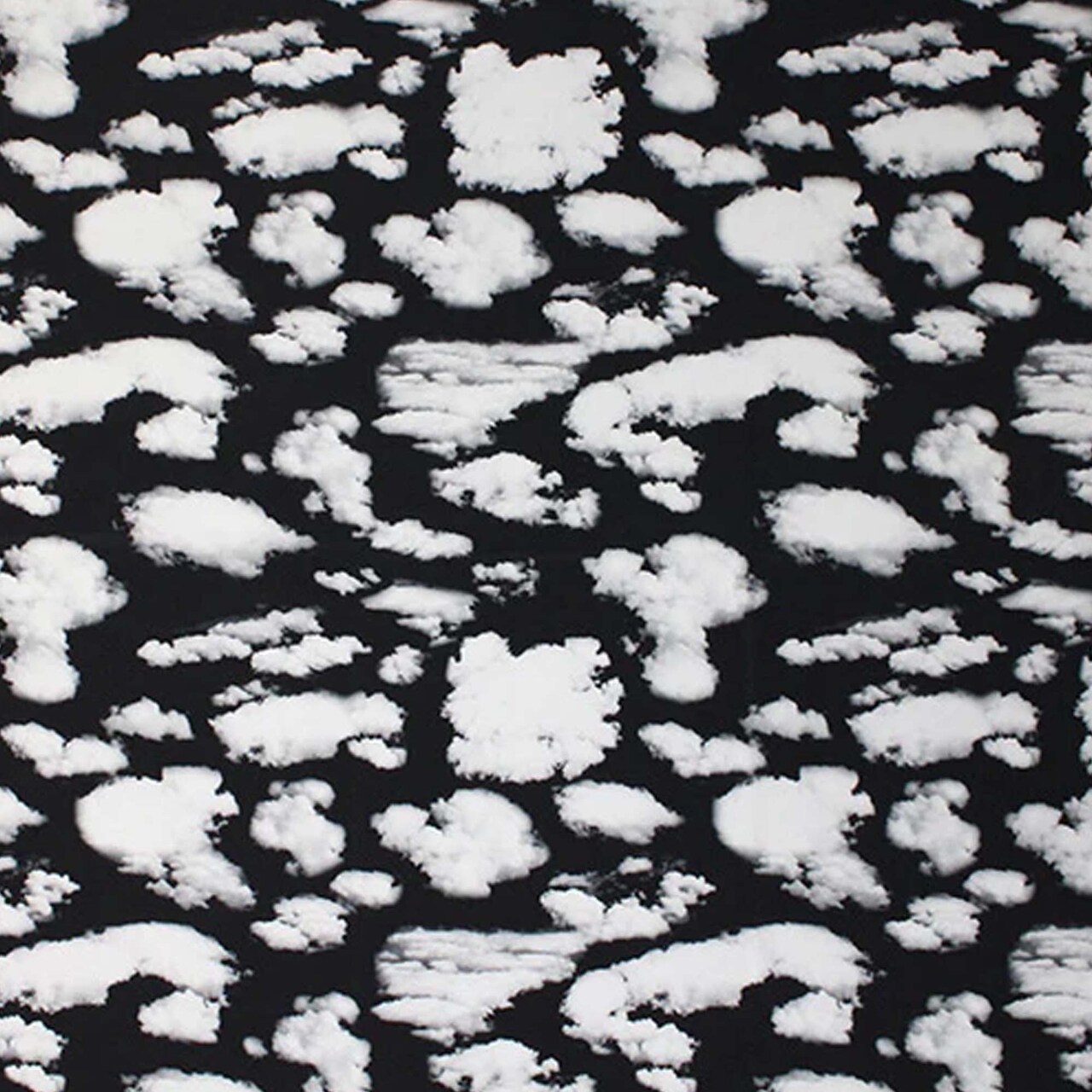 82% Nylon & 18% Spandex Midnight Clouds Printed Spandex Fabric 55/56" Width
